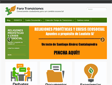Tablet Screenshot of forotransiciones.org